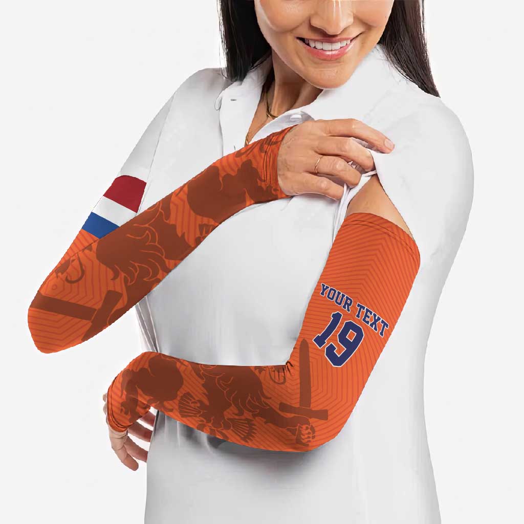 Custom World Football 2026 Netherlands Arm Sleeves Holland Oranje Dutch Lion - Wonder Print Shop
