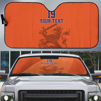 Custom World Football 2026 Netherlands Auto Sun Shade Holland Oranje Dutch Lion - Wonder Print Shop