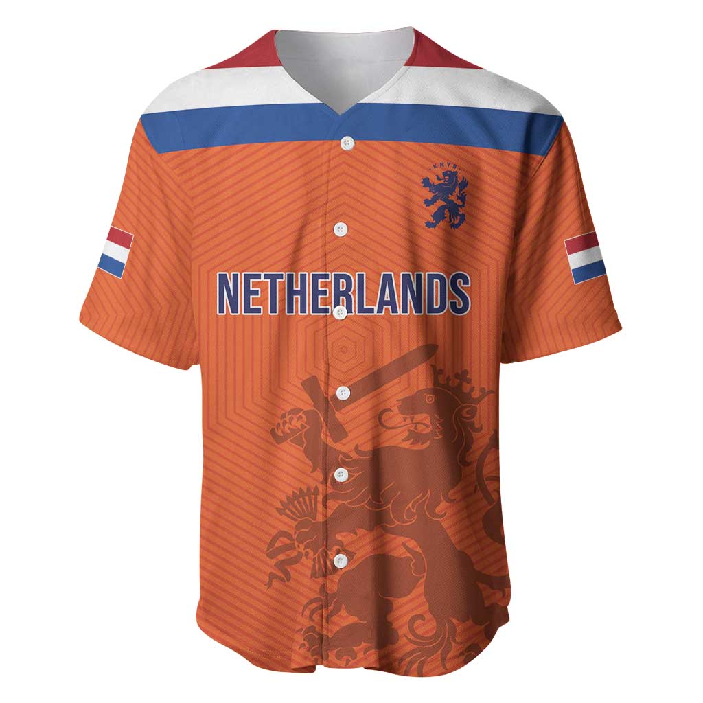 Custom World Football 2026 Netherlands Baseball Jersey Holland Oranje Dutch Lion - Wonder Print Shop