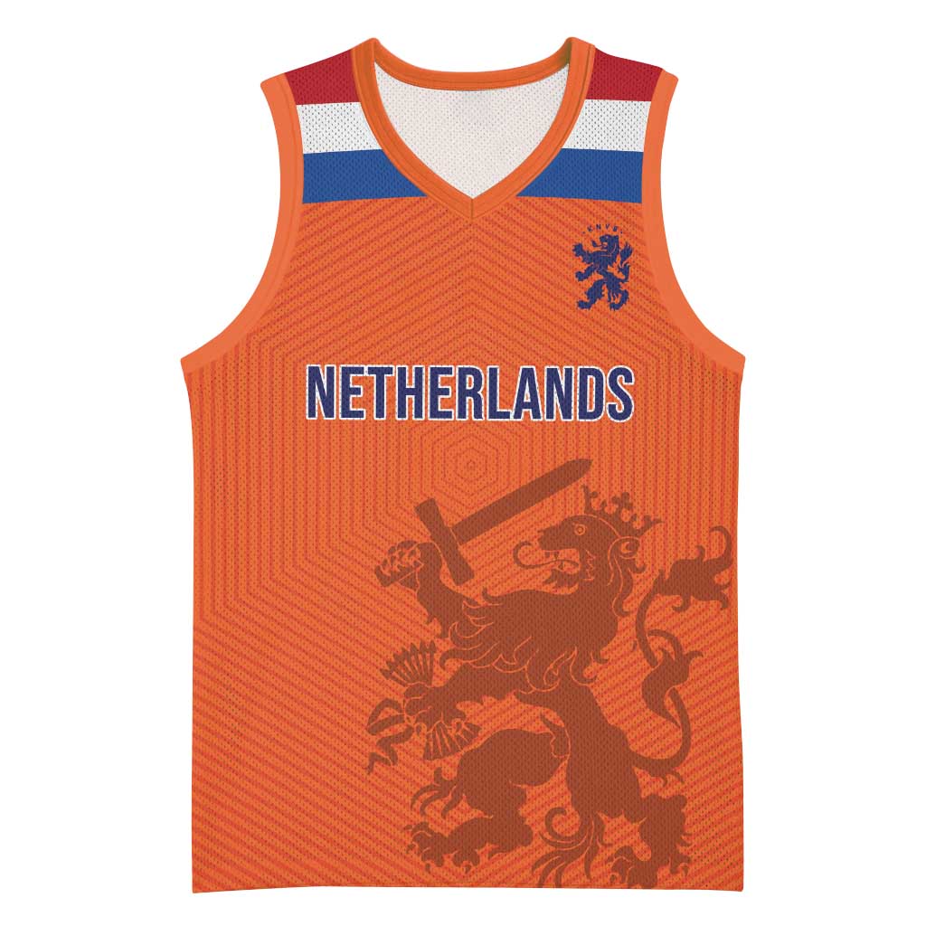 Custom World Football 2026 Netherlands Basketball Jersey Holland Oranje Dutch Lion - Wonder Print Shop