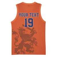 Custom World Football 2026 Netherlands Basketball Jersey Holland Oranje Dutch Lion - Wonder Print Shop