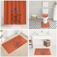 Custom World Football 2026 Netherlands Bathroom Set Holland Oranje Dutch Lion - Wonder Print Shop