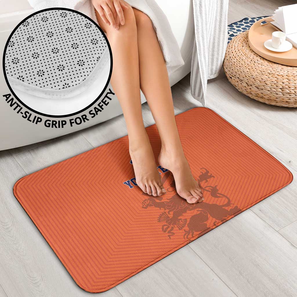 Custom World Football 2026 Netherlands Bathroom Set Holland Oranje Dutch Lion - Wonder Print Shop