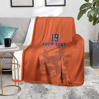 Custom World Football 2026 Netherlands Blanket Holland Oranje Dutch Lion - Wonder Print Shop