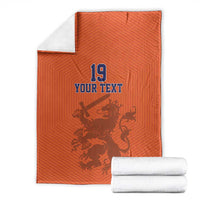 Custom World Football 2026 Netherlands Blanket Holland Oranje Dutch Lion - Wonder Print Shop