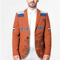 Custom World Football 2026 Netherlands Blazer Holland Oranje Dutch Lion - Wonder Print Shop