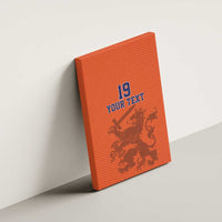 Custom World Football 2026 Netherlands Canvas Wall Art Holland Oranje Dutch Lion - Wonder Print Shop