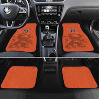 Custom World Football 2026 Netherlands Car Mats Holland Oranje Dutch Lion - Wonder Print Shop