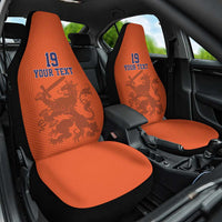 Custom World Football 2026 Netherlands Car Seat Cover Holland Oranje Dutch Lion - Wonder Print Shop