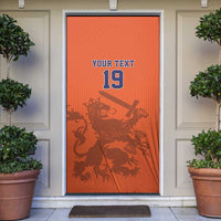 Custom World Football 2026 Netherlands Door Cover Holland Oranje Dutch Lion - Wonder Print Shop