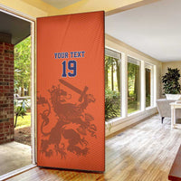 Custom World Football 2026 Netherlands Door Cover Holland Oranje Dutch Lion - Wonder Print Shop