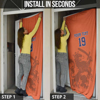 Custom World Football 2026 Netherlands Door Cover Holland Oranje Dutch Lion - Wonder Print Shop