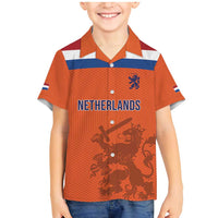 Custom World Football 2026 Netherlands Family Matching Mermaid Dress and Hawaiian Shirt Holland Oranje Dutch Lion - Wonder Print Shop