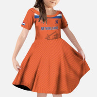 Custom World Football 2026 Netherlands Family Matching Puletasi and Hawaiian Shirt Holland Oranje Dutch Lion - Wonder Print Shop