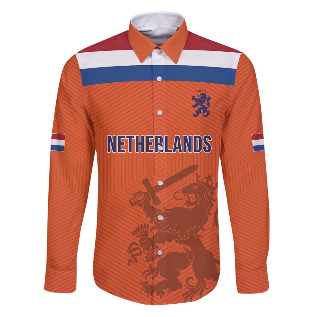 Custom World Football 2026 Netherlands Family Matching Puletasi and Hawaiian Shirt Holland Oranje Dutch Lion - Wonder Print Shop