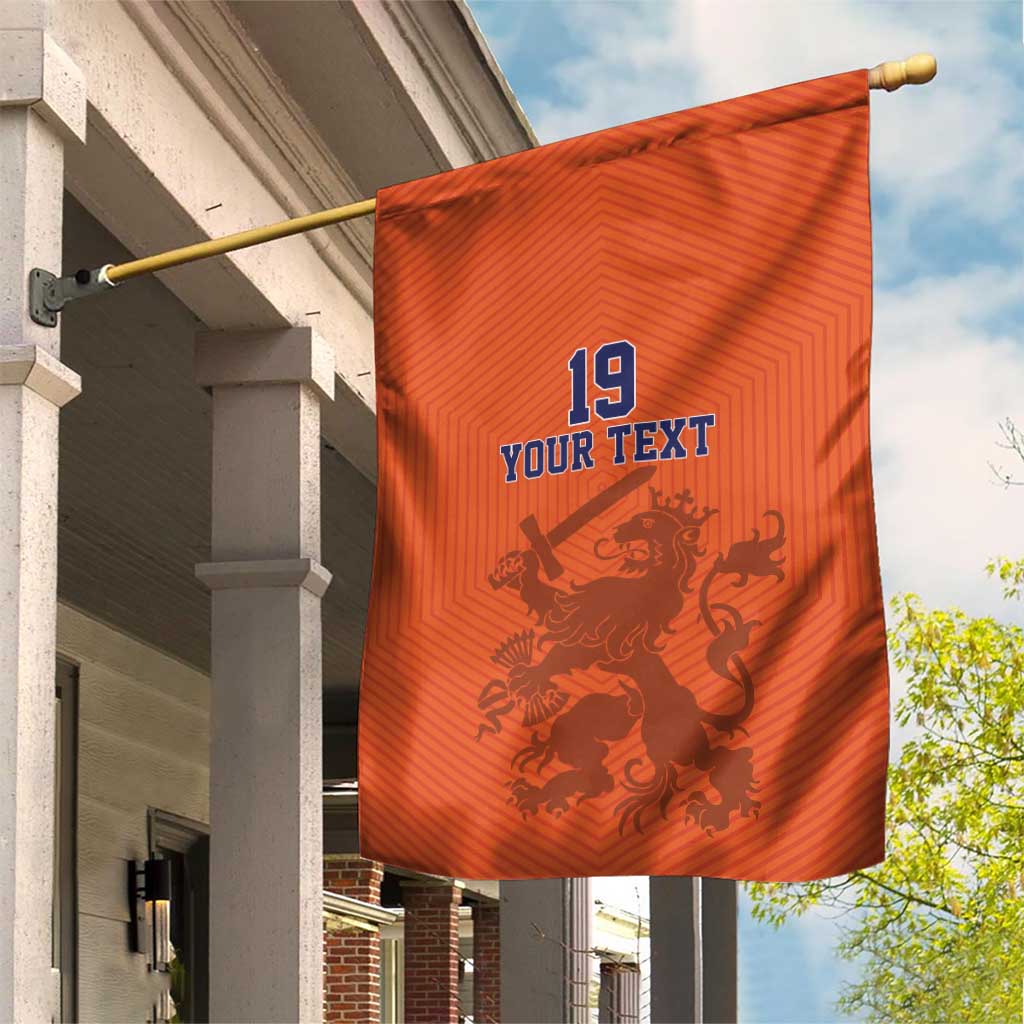 Custom World Football 2026 Netherlands Garden Flag Holland Oranje Dutch Lion - Wonder Print Shop