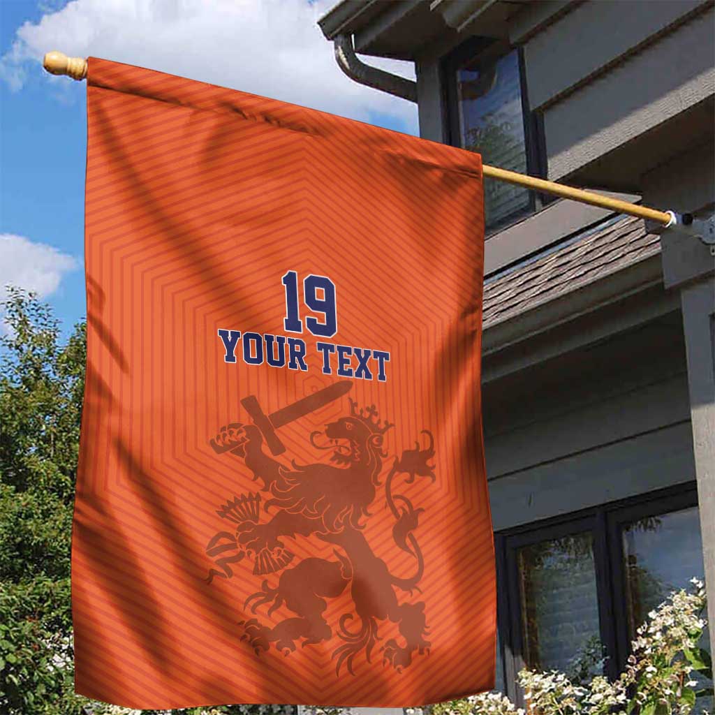 Custom World Football 2026 Netherlands Garden Flag Holland Oranje Dutch Lion - Wonder Print Shop