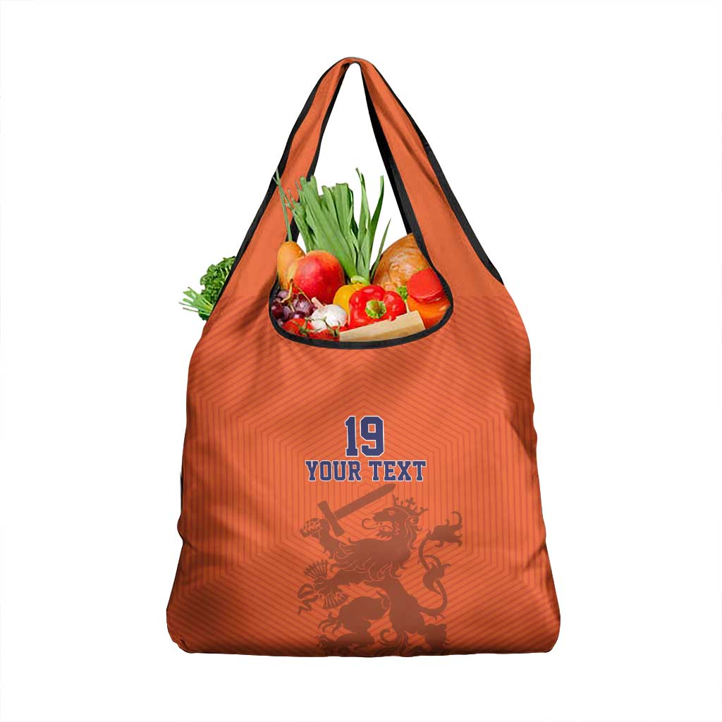 Custom World Football 2026 Netherlands Grocery Bag Holland Oranje Dutch Lion - Wonder Print Shop