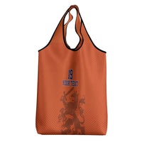 Custom World Football 2026 Netherlands Grocery Bag Holland Oranje Dutch Lion - Wonder Print Shop