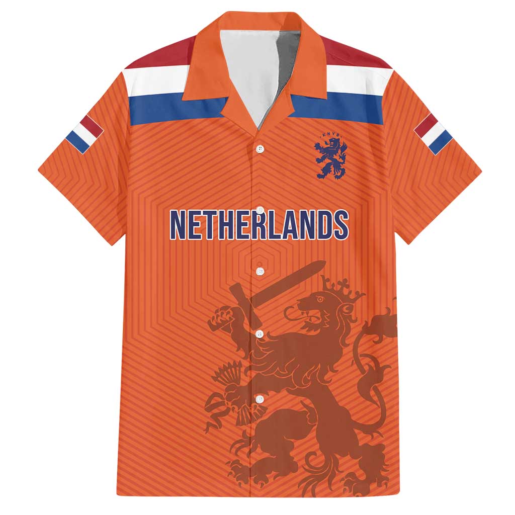 Custom World Football 2026 Netherlands Hawaiian Shirt Holland Oranje Dutch Lion - Wonder Print Shop