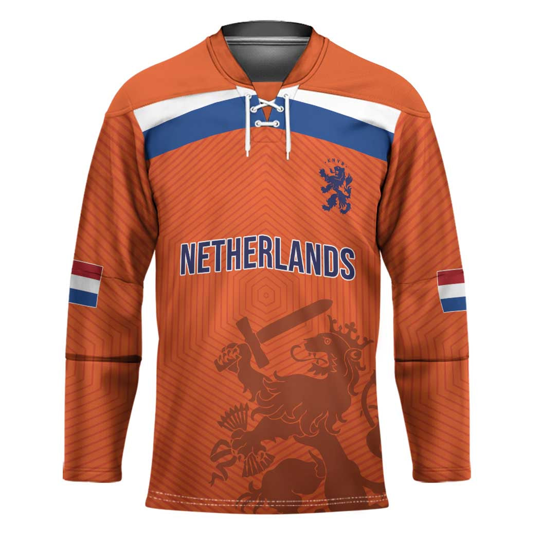 Custom World Football 2026 Netherlands Hockey Jersey Holland Oranje Dutch Lion - Wonder Print Shop