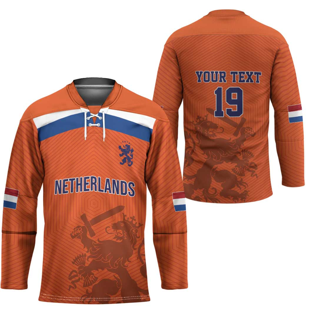 Custom World Football 2026 Netherlands Hockey Jersey Holland Oranje Dutch Lion - Wonder Print Shop