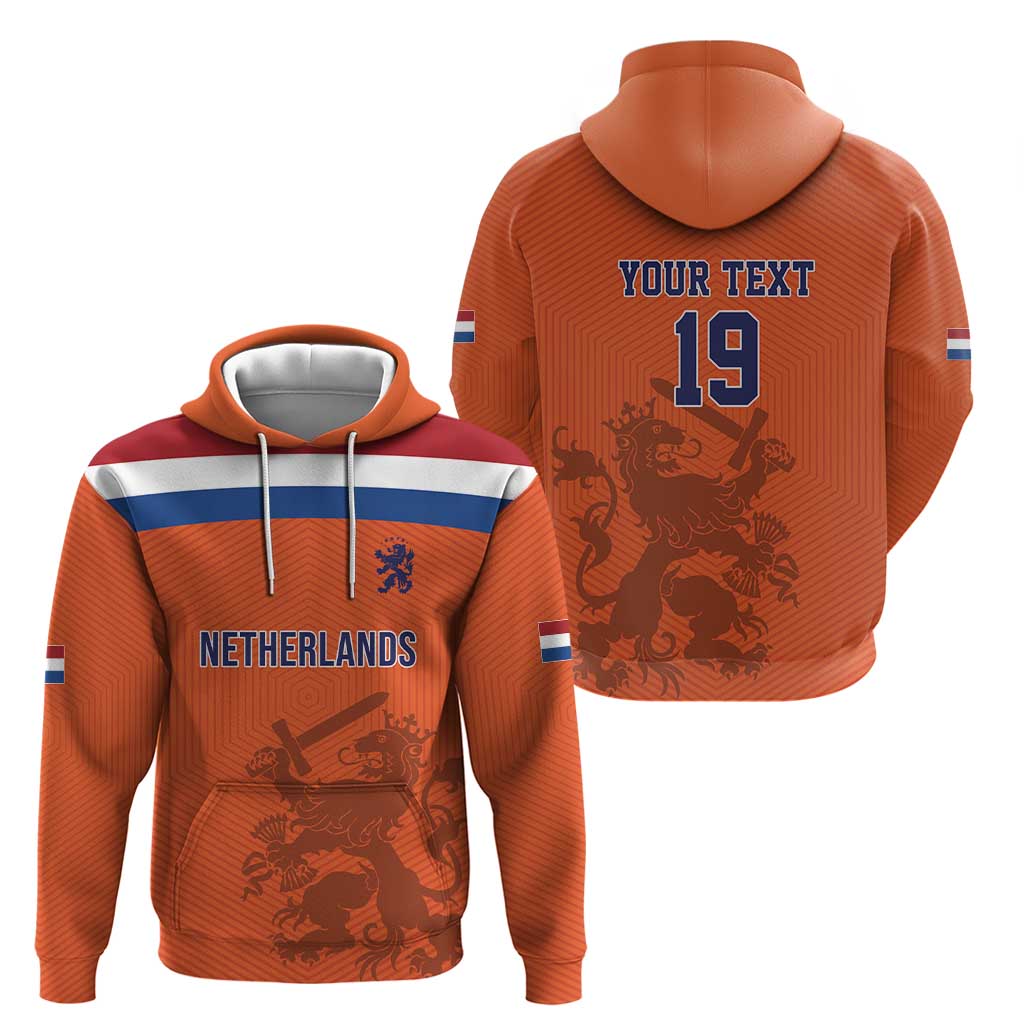 Custom World Football 2026 Netherlands Hoodie Holland Oranje Dutch Lion - Wonder Print Shop