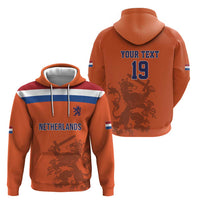 Custom World Football 2026 Netherlands Hoodie Holland Oranje Dutch Lion - Wonder Print Shop