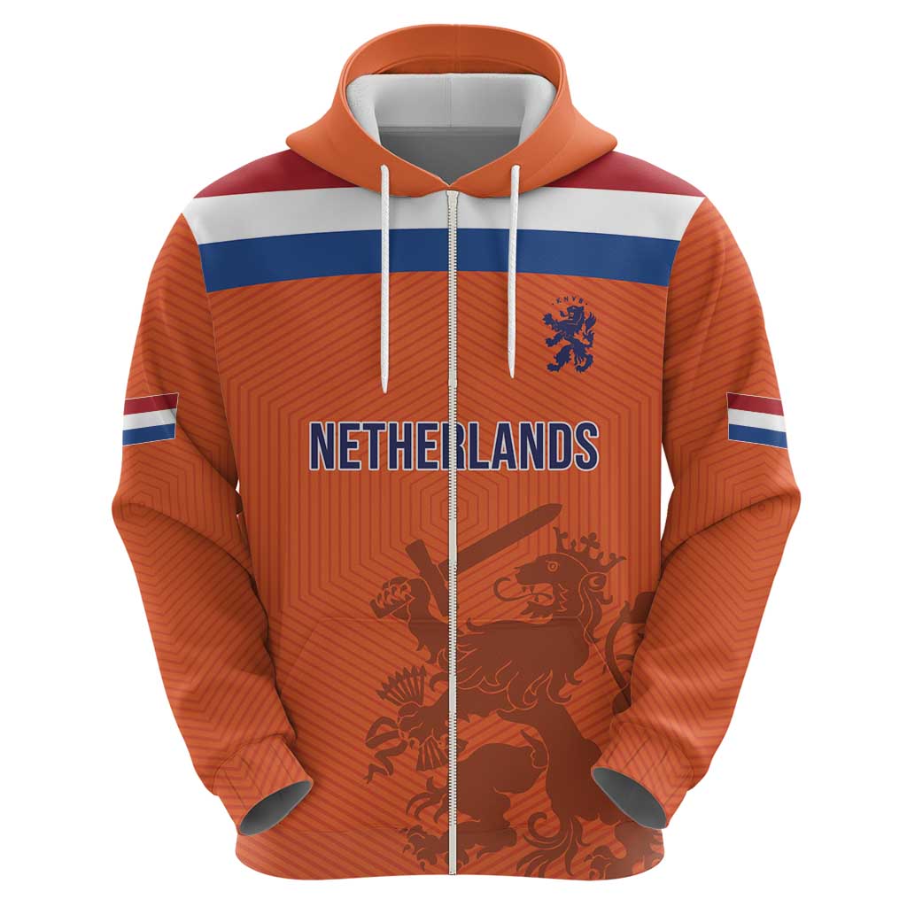 Custom World Football 2026 Netherlands Hoodie Holland Oranje Dutch Lion - Wonder Print Shop