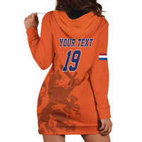 Custom World Football 2026 Netherlands Hoodie Dress Holland Oranje Dutch Lion - Wonder Print Shop