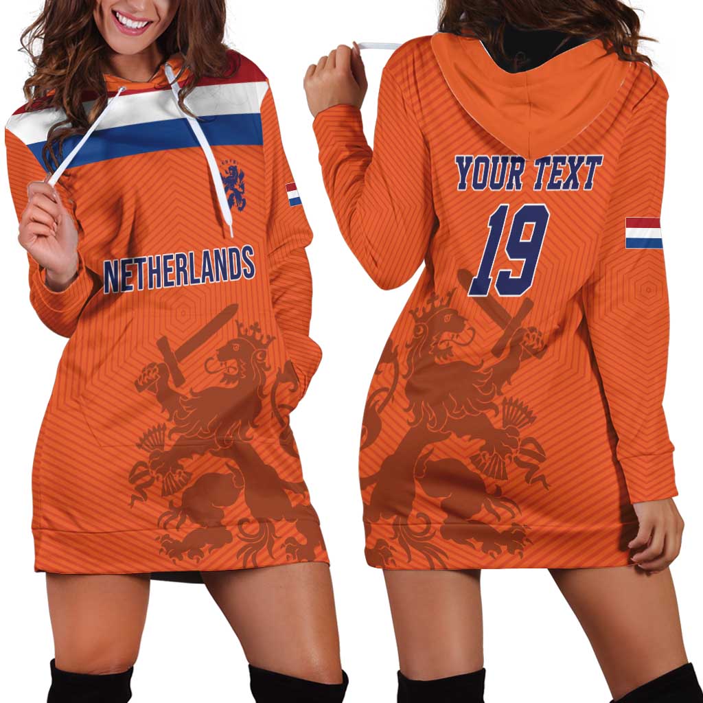Custom World Football 2026 Netherlands Hoodie Dress Holland Oranje Dutch Lion - Wonder Print Shop