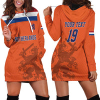 Custom World Football 2026 Netherlands Hoodie Dress Holland Oranje Dutch Lion - Wonder Print Shop