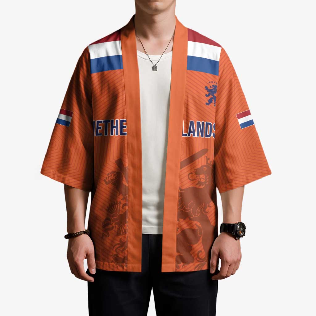 Custom World Football 2026 Netherlands Kimono Holland Oranje Dutch Lion - Wonder Print Shop