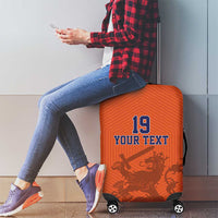 Custom World Football 2026 Netherlands Luggage Cover Holland Oranje Dutch Lion - Wonder Print Shop