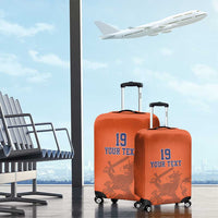 Custom World Football 2026 Netherlands Luggage Cover Holland Oranje Dutch Lion - Wonder Print Shop