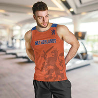 Custom World Football 2026 Netherlands Men Tank Top Holland Oranje Dutch Lion - Wonder Print Shop