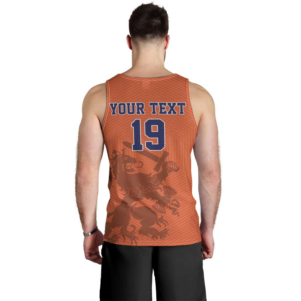 Custom World Football 2026 Netherlands Men Tank Top Holland Oranje Dutch Lion - Wonder Print Shop