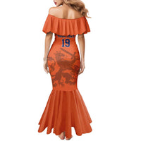 Custom World Football 2026 Netherlands Mermaid Dress Holland Oranje Dutch Lion - Wonder Print Shop