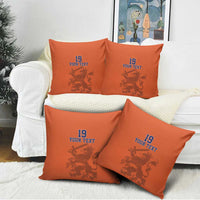 Custom World Football 2026 Netherlands Pillow Cover Holland Oranje Dutch Lion - Wonder Print Shop