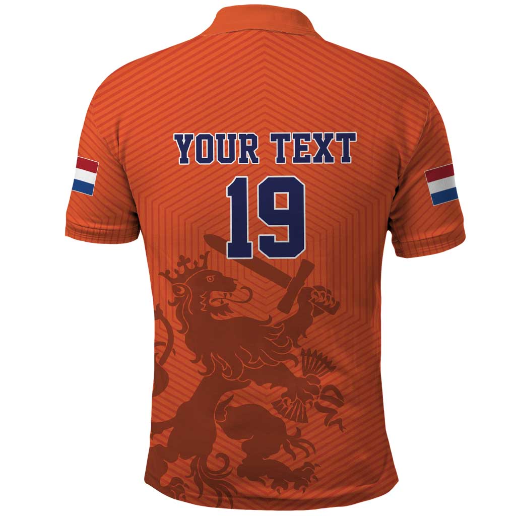 Custom World Football 2026 Netherlands Polo Shirt Holland Oranje Dutch Lion - Wonder Print Shop