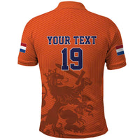 Custom World Football 2026 Netherlands Polo Shirt Holland Oranje Dutch Lion - Wonder Print Shop
