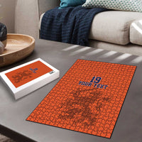 Custom World Football 2026 Netherlands Puzzle Holland Oranje Dutch Lion - Wonder Print Shop