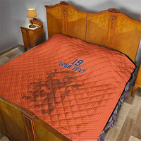 Custom World Football 2026 Netherlands Quilt Holland Oranje Dutch Lion - Wonder Print Shop