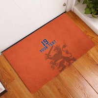 Custom World Football 2026 Netherlands Rubber Doormat Holland Oranje Dutch Lion - Wonder Print Shop
