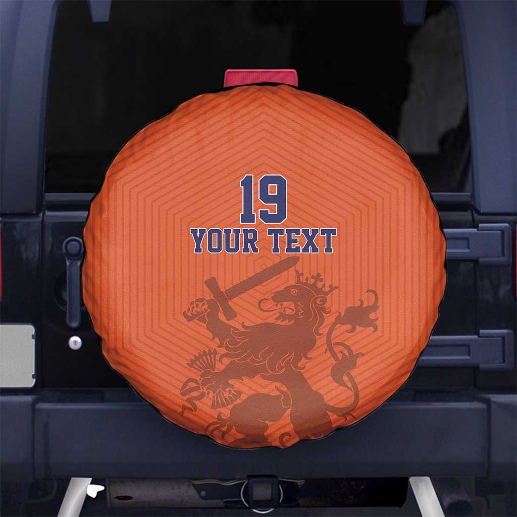 Custom World Football 2026 Netherlands Spare Tire Cover Holland Oranje Dutch Lion - Wonder Print Shop
