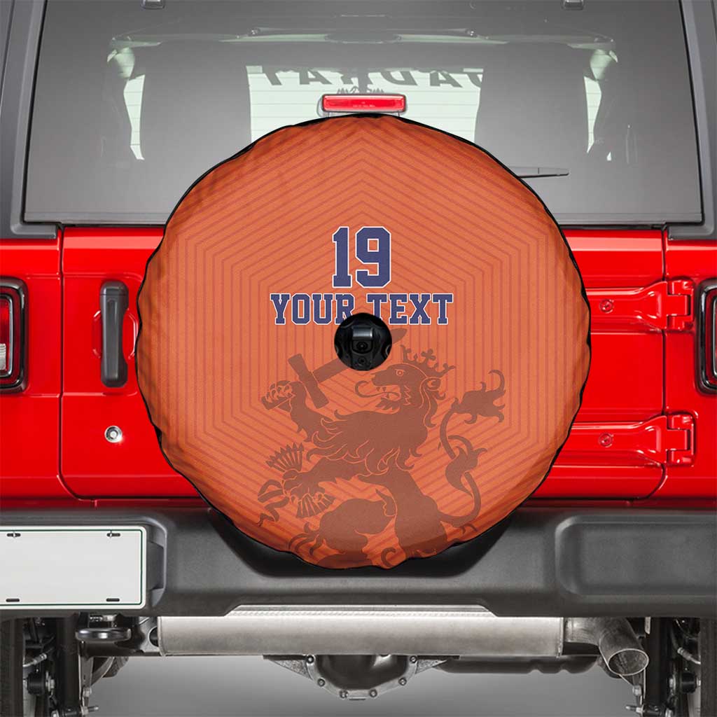 Custom World Football 2026 Netherlands Spare Tire Cover Holland Oranje Dutch Lion - Wonder Print Shop