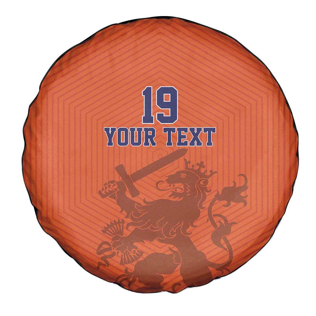 Custom World Football 2026 Netherlands Spare Tire Cover Holland Oranje Dutch Lion - Wonder Print Shop
