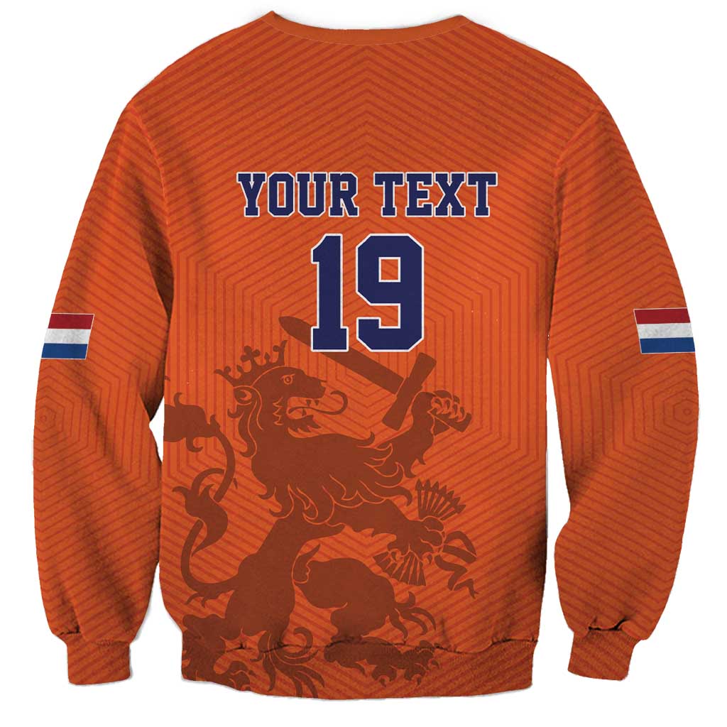 Custom World Football 2026 Netherlands Sweatshirt Holland Oranje Dutch Lion - Wonder Print Shop