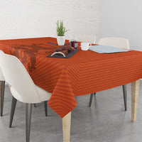 Custom World Football 2026 Netherlands Tablecloth Holland Oranje Dutch Lion - Wonder Print Shop