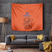Custom World Football 2026 Netherlands Tapestry Holland Oranje Dutch Lion - Wonder Print Shop